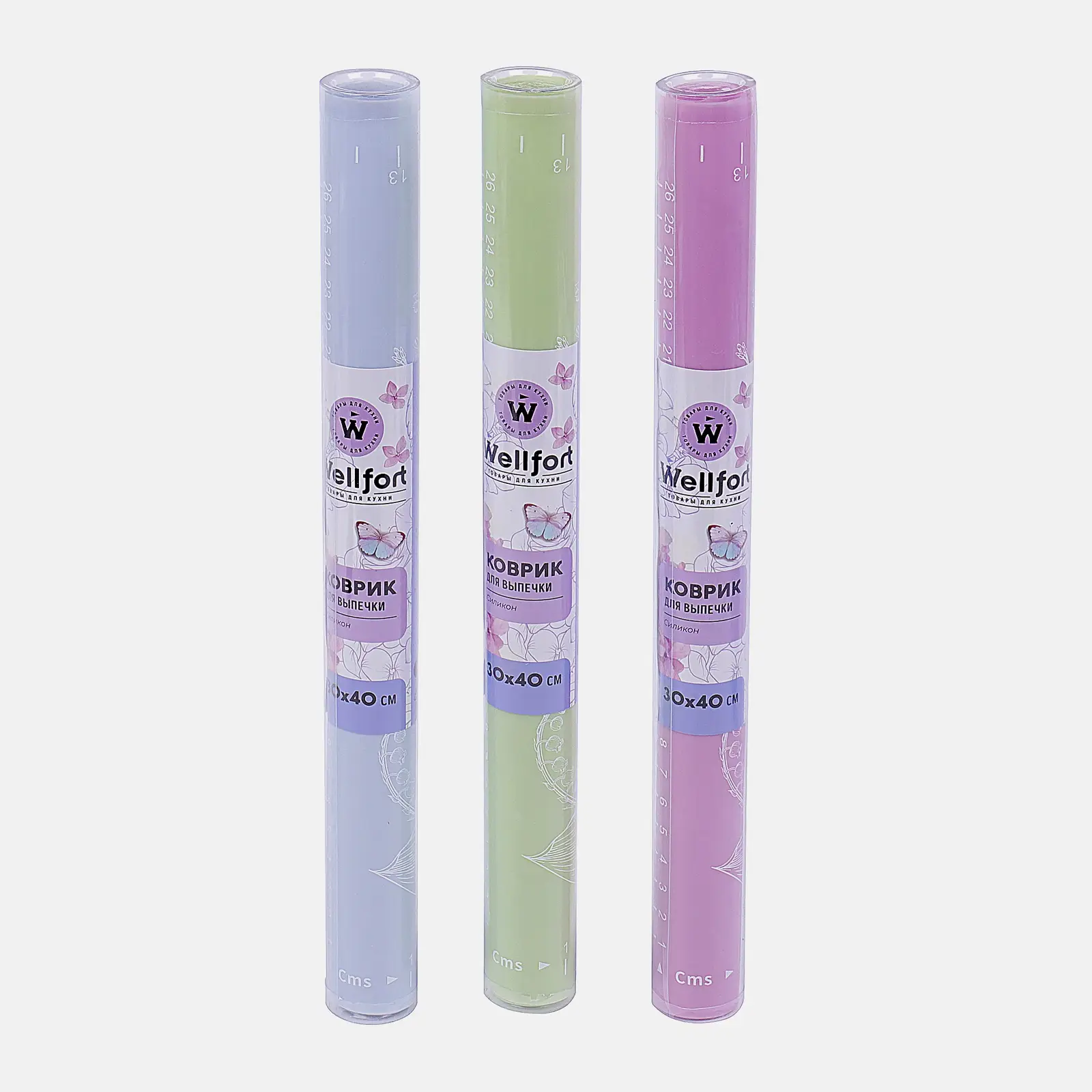 Силиконовый коврик для выпечки Wellfort 30*40см в ассортименте - фото 5