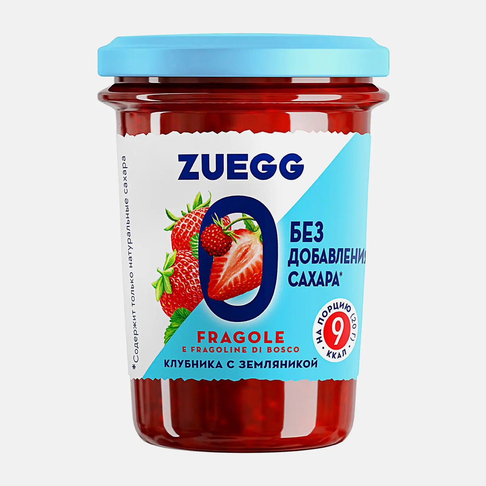Изображение товара Конфитюр клубничный без добавления сахара Zuegg 220г