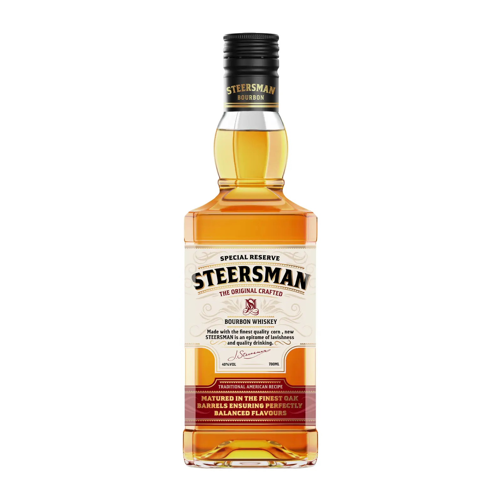 Изображение товара Виски Steersman зерновой 40% 700мл
