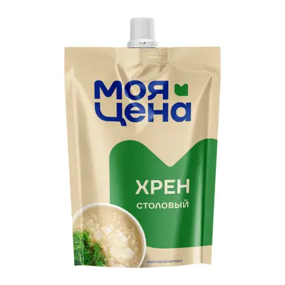Изображение товара Хрен столовый Моя цена 140г натуральный острый со вкусом и ароматом