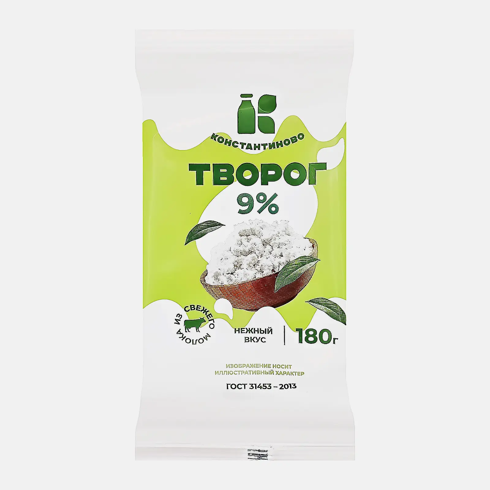 Творог Константиново 9% 180г