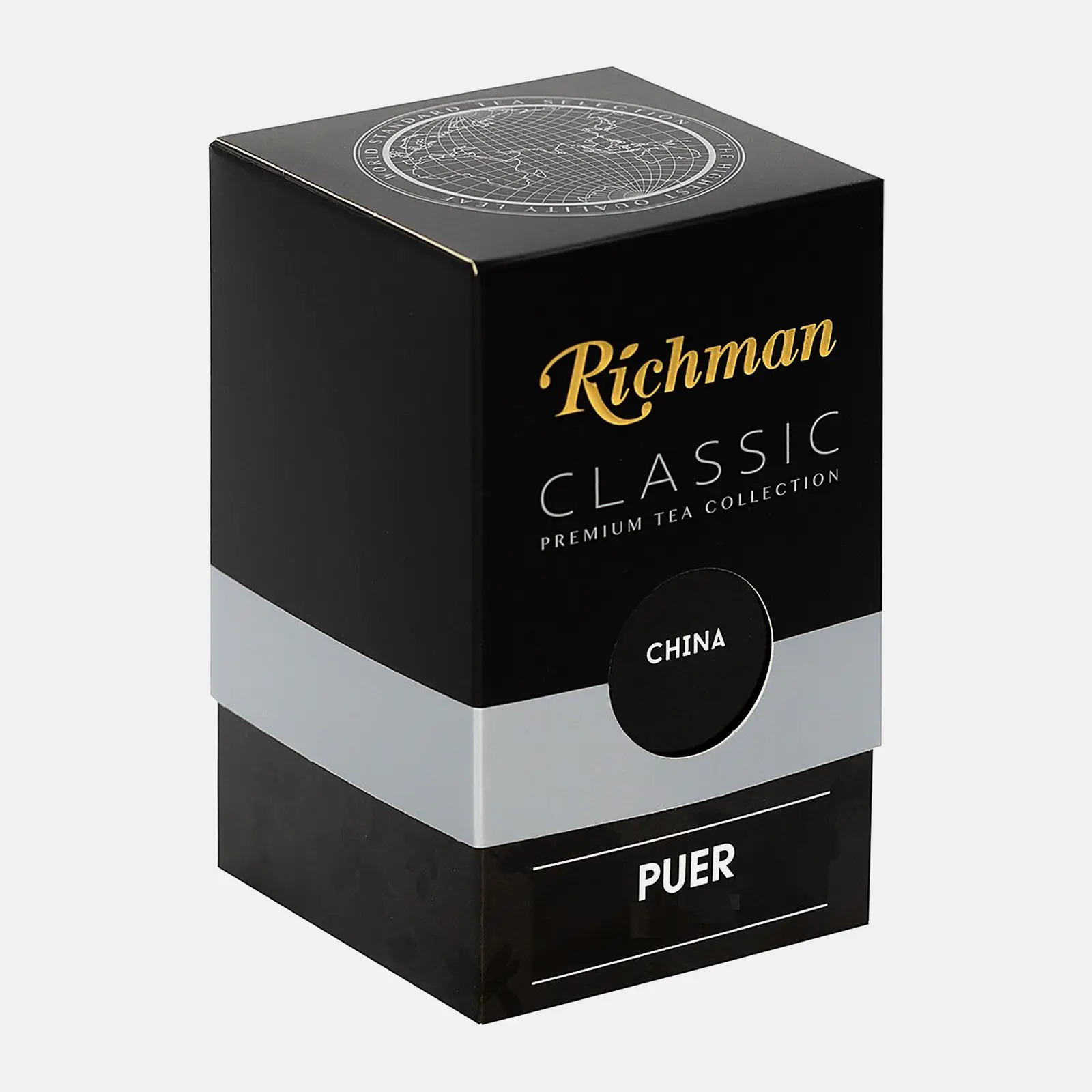 Черный чай Пуэр листовой Richman 100г