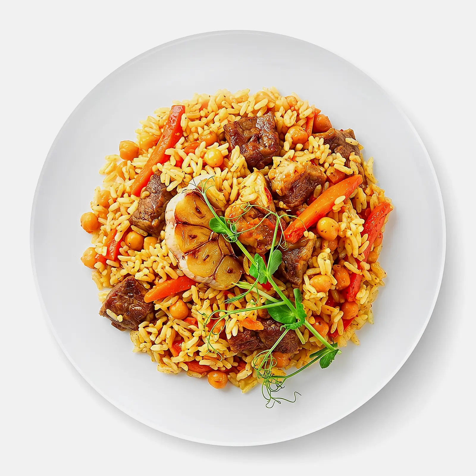 Плов с мясом свинины
