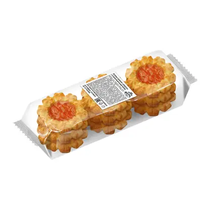 Изображение товара Печенье Дымка Арабеска с клубничным конфитюром