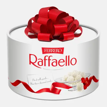 Конфеты с цельным миндальным орехом в кокосовой обсыпке Raffaello 100г