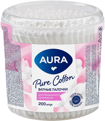Ватные палочки Aura Beauty 200шт