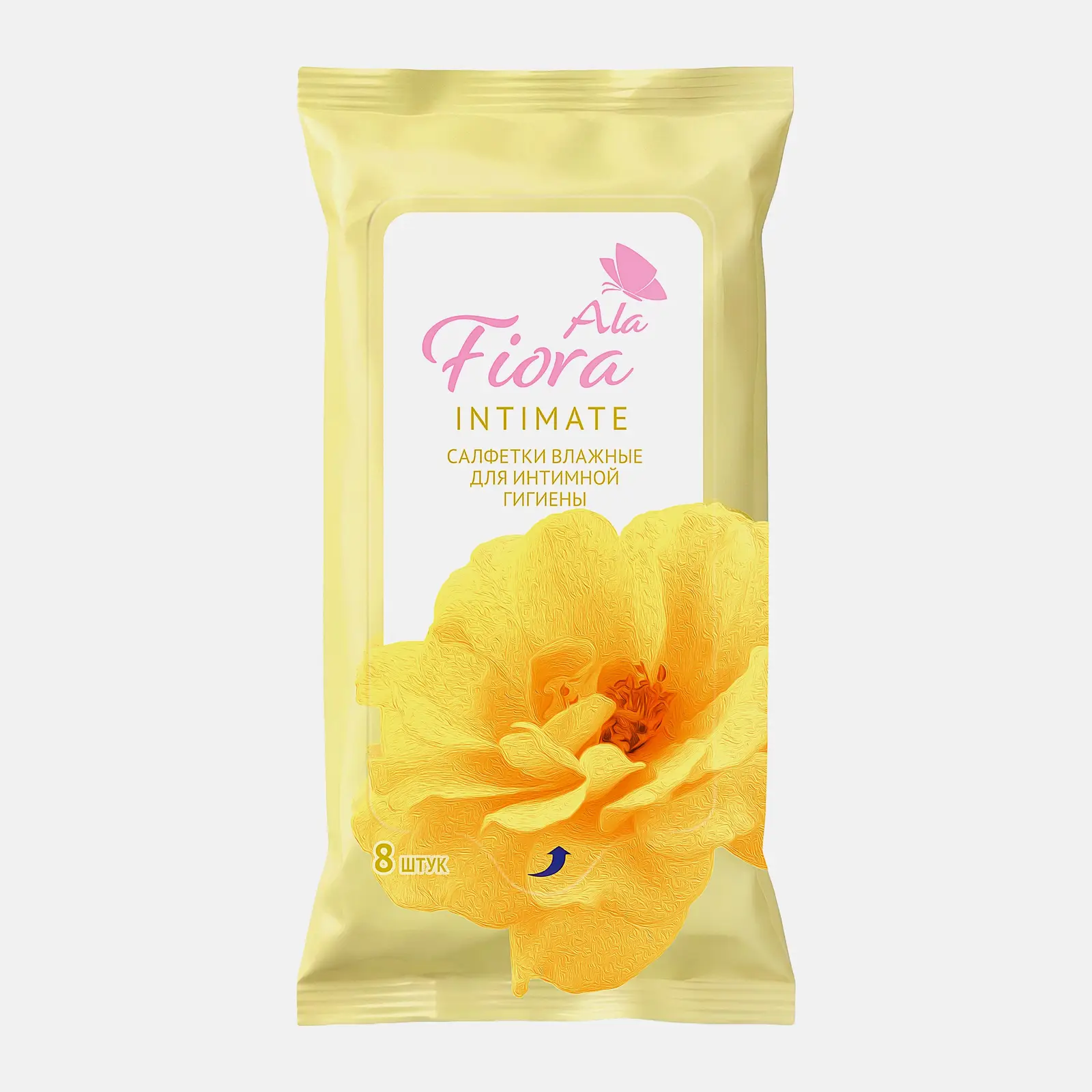 Влажные салфетки Aura Fiora/Fiora для интимной гигиены 8шт в ассортименте - фото 4