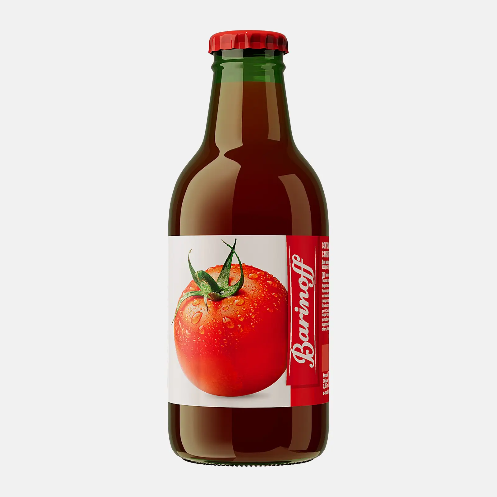 Изображение товара Томатный сок с мякотью Barinoff 250 мл натуральный и вкусный