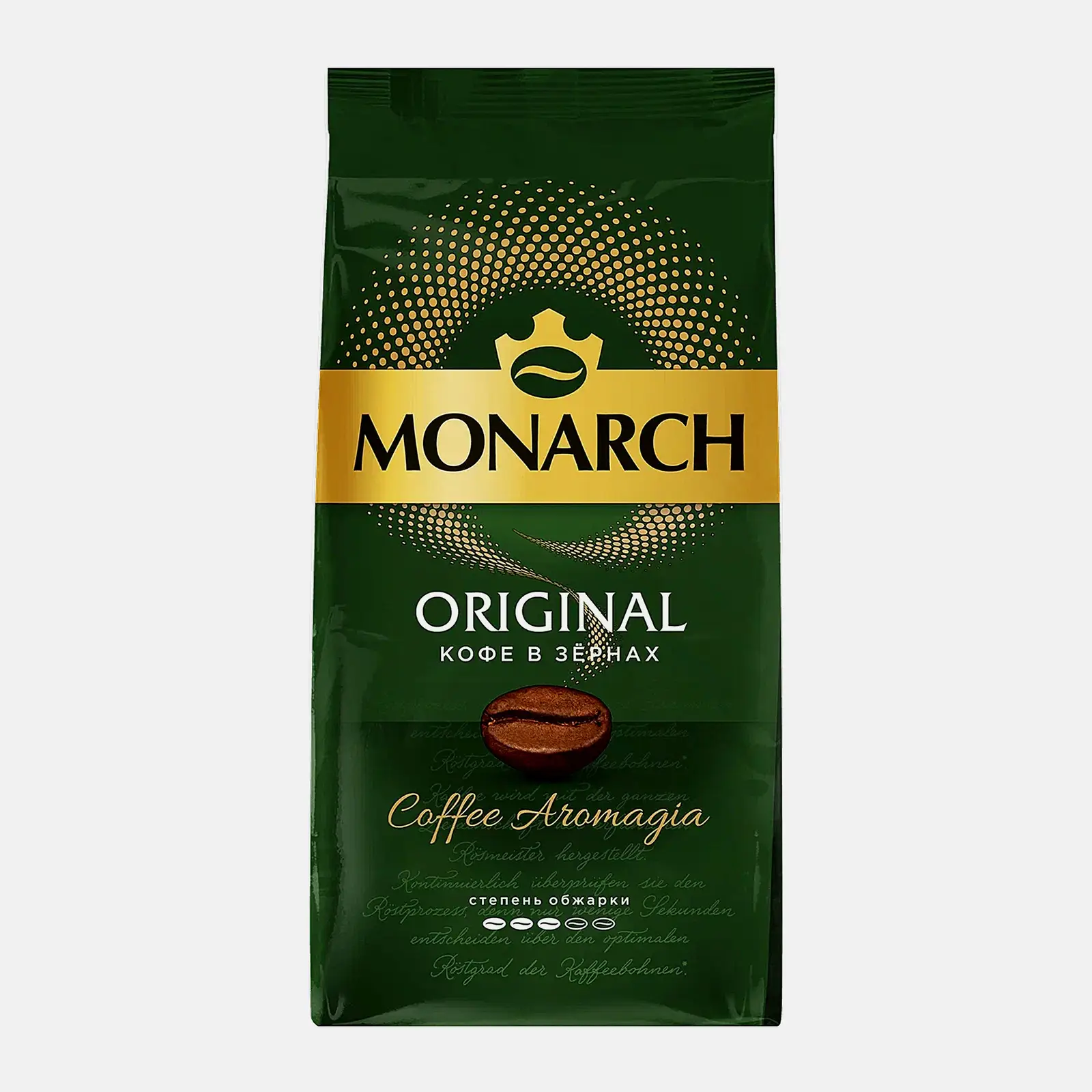 Изображение товара Кофе в зернах Monarch Original натуральный 230г арабика и робуста
