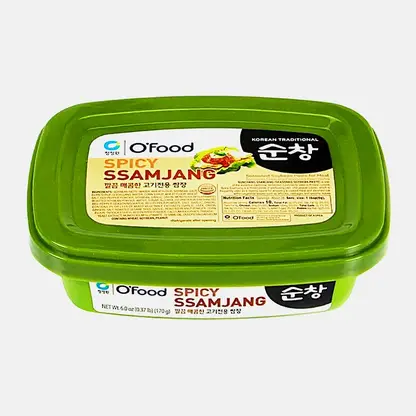Соевая паста острая для мяса Spicy Ssamjang Ofood 170г