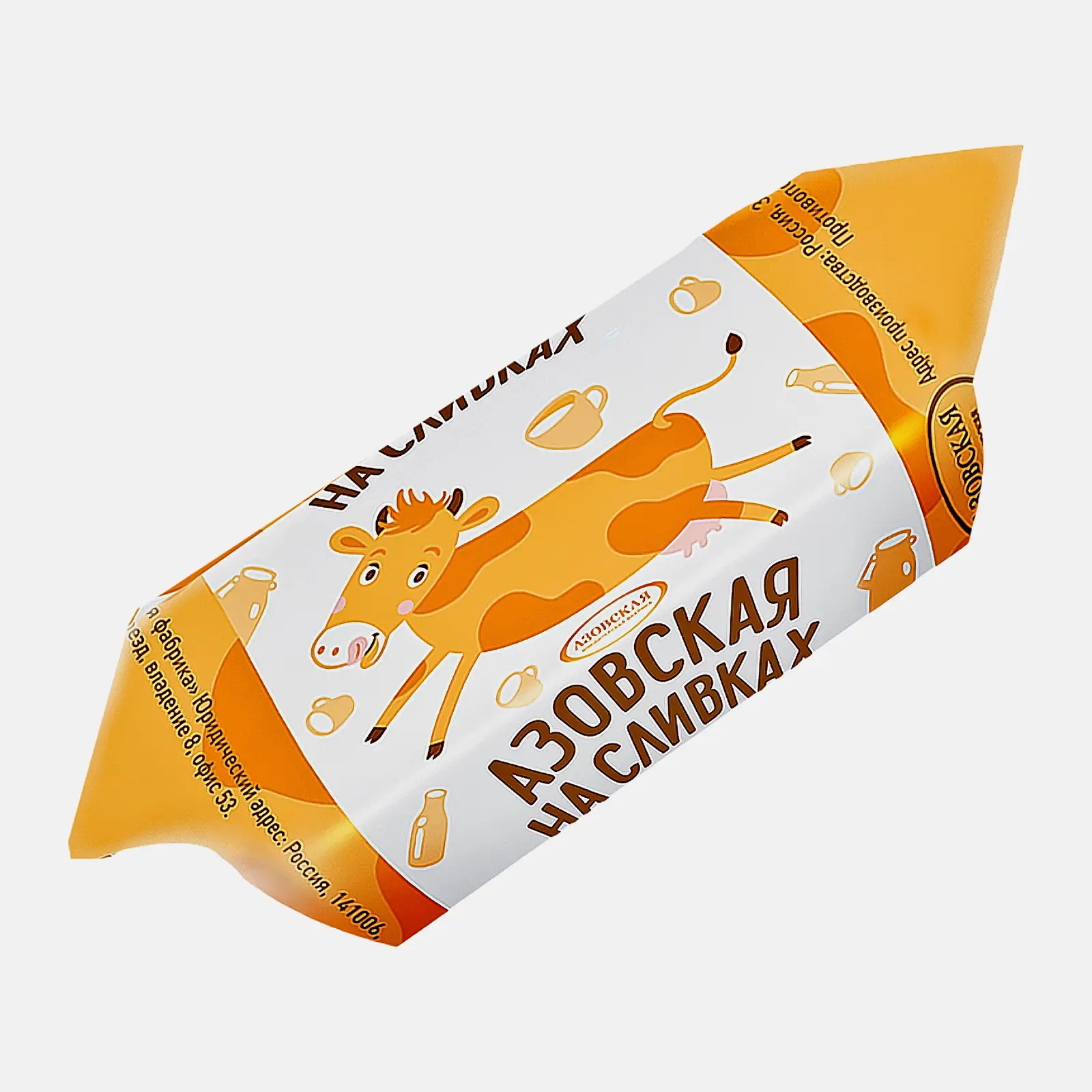 Изображение товара Конфета Азовская на сливках - мягкое сливочное лакомство 0.3 кг