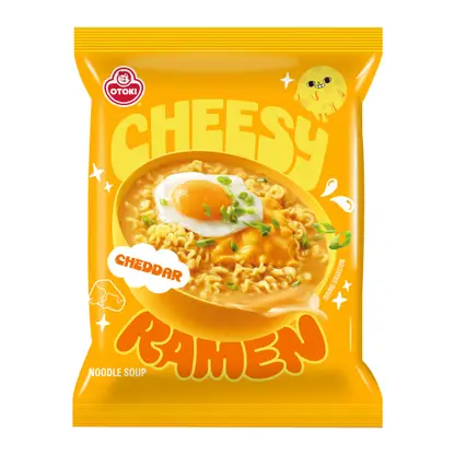 Изображение товара Лапша быстрого приготовления Ottogi Чиз Рамен сыра Чеддер 111г