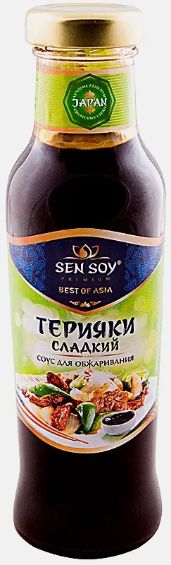Соус Sen Soy Premium для обжарки Терияки сладкий 320г
