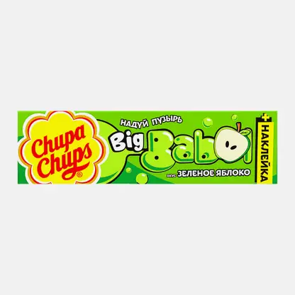 Жевательная резинка Chupa-Chups Биг Бабол со вкусом Зеленое яблоко 21г