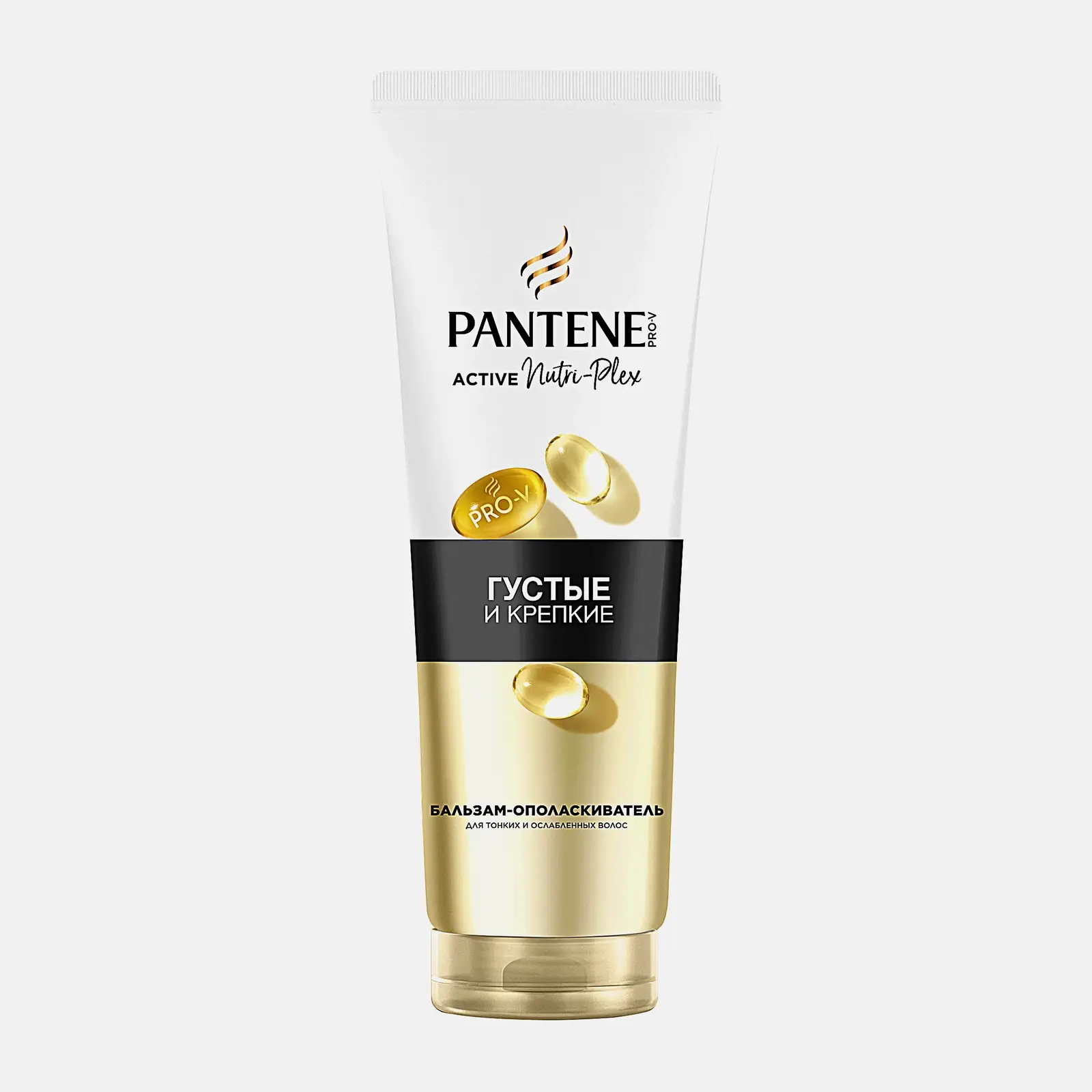 Изображение товара Бальзам-ополаскиватель Pantene Густые и крепкие Aqua Light 270мл для тонких волос