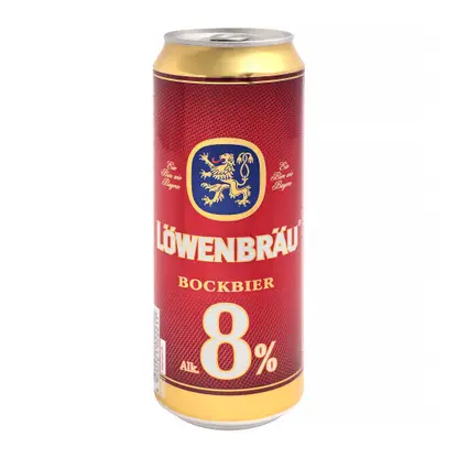 Пиво Lowenbrau Bockbier светлое пастеризованное крепкое 8% 450мл
