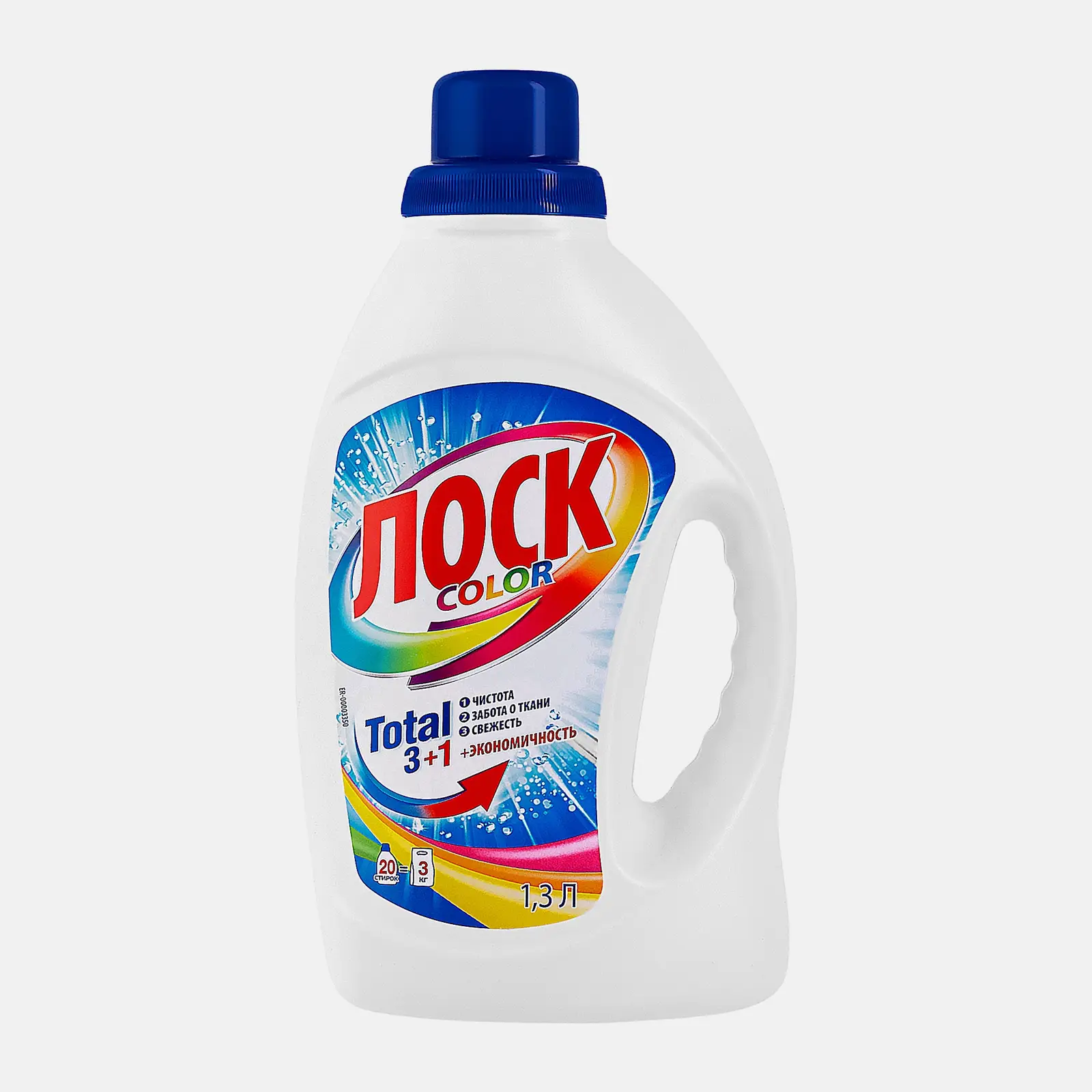 Изображение товара Гель для стирки Лоск Колор для цветных тканей 1.3л, 20 стирок, жидкий порошок