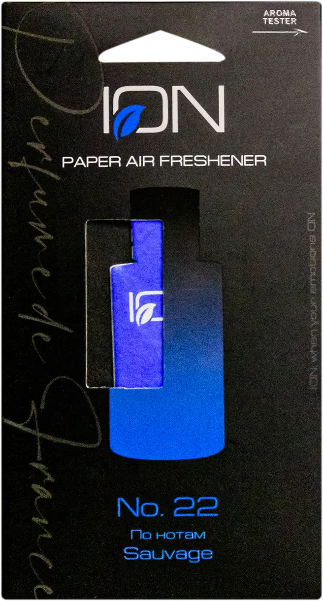 Ароматизатор Тэнси подвесной картон ION Perfume