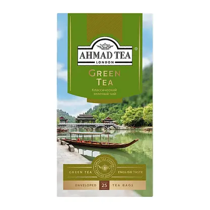 Изображение товара Чай зеленый Ahmad Tea Green Tea 25пак