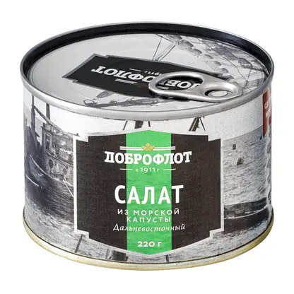 Изображение товара Салат из морской капусты Доброфлот 220г