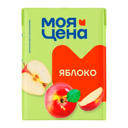 Изображение товара Напиток Моя цена Яблоко осветленный 200мл