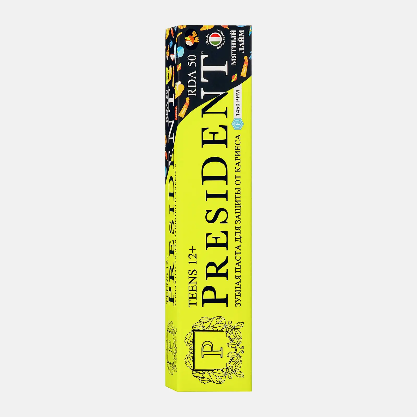 Зубная паста President Juicy lime 12+ детская 70г - фото 3