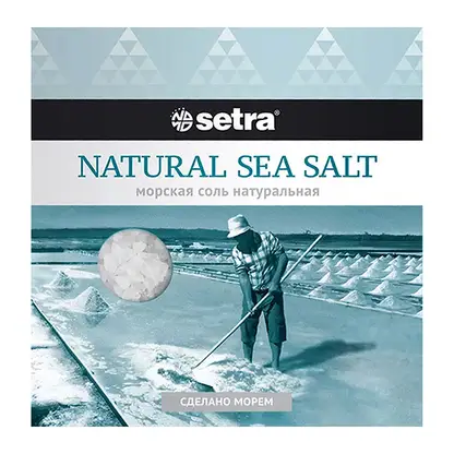 Изображение товара Морская соль натуральная Setra 500г