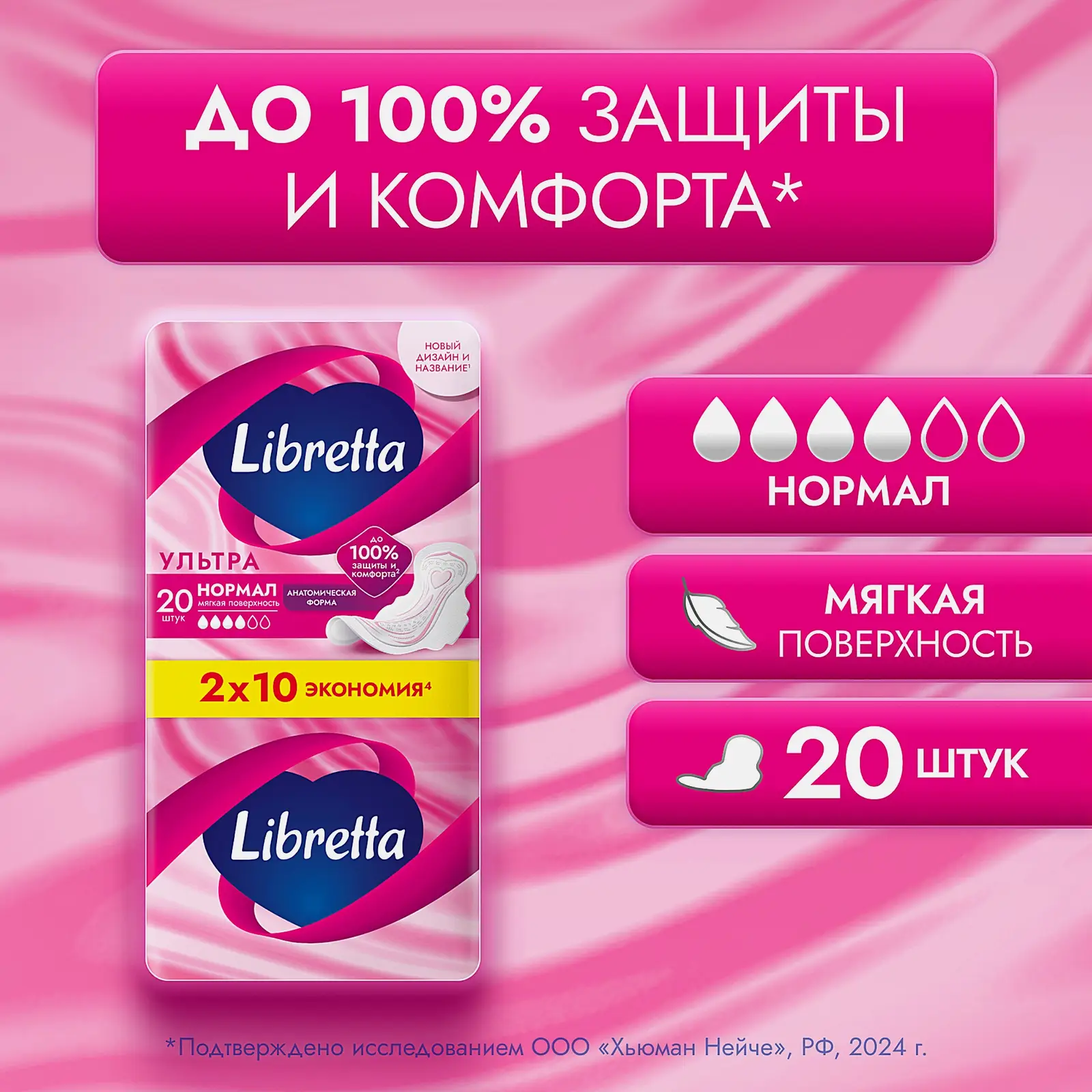 Гигиенические прокладки Ультра нормал Libretta/Либресс 20шт