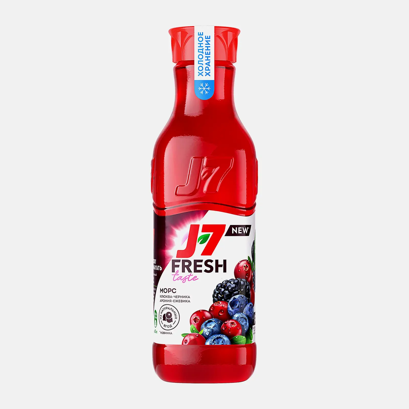 Изображение товара Морс Ягодный Fresh Taste J7 850 мл натуральный охлаждающий напиток