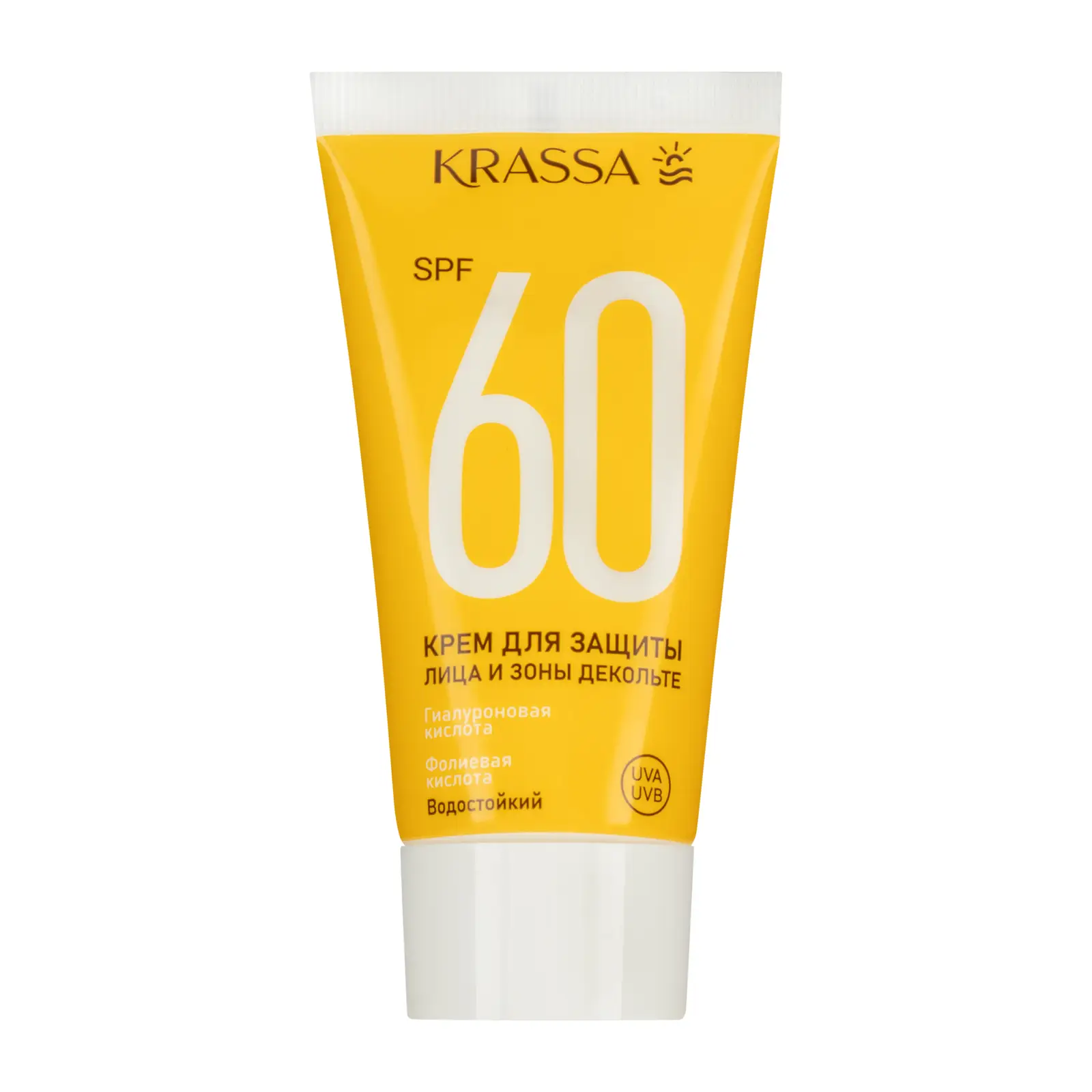 Крем для лица и декольте Krassa солнцезащитный SPF60 50мл