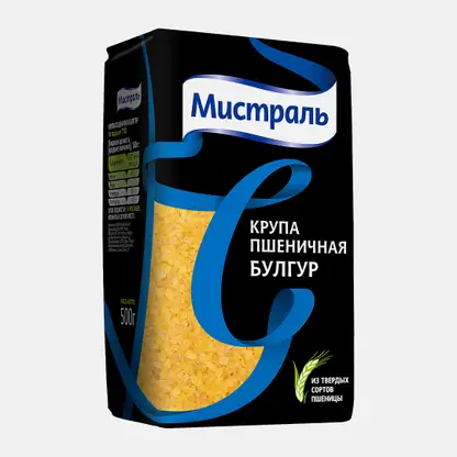 Крупа пшеничная Мистраль Булгур 500г