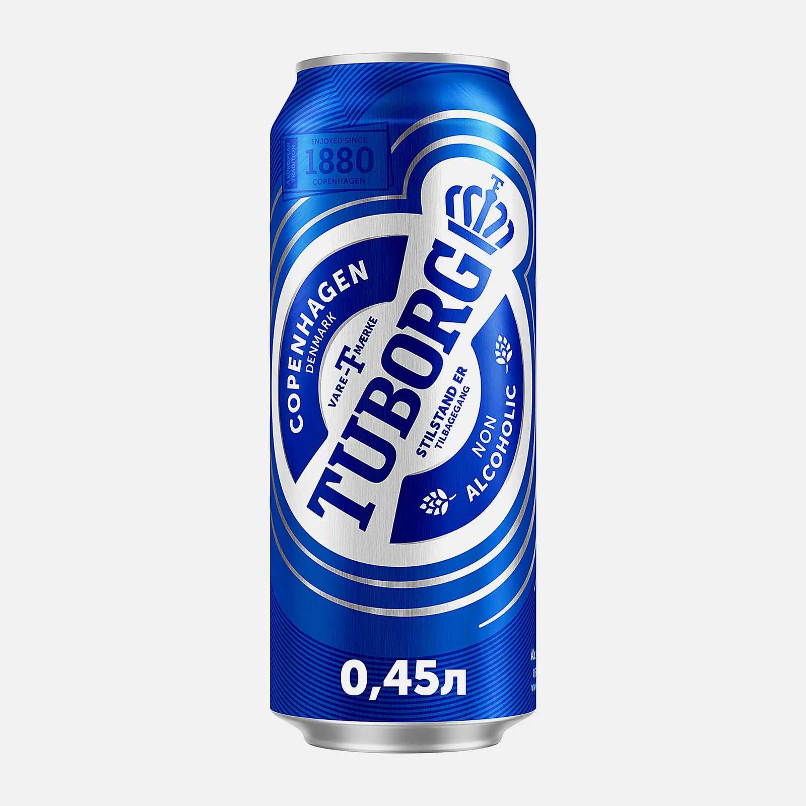 Светлое пиво фильтрованное безалкогольное Tuborg 450мл