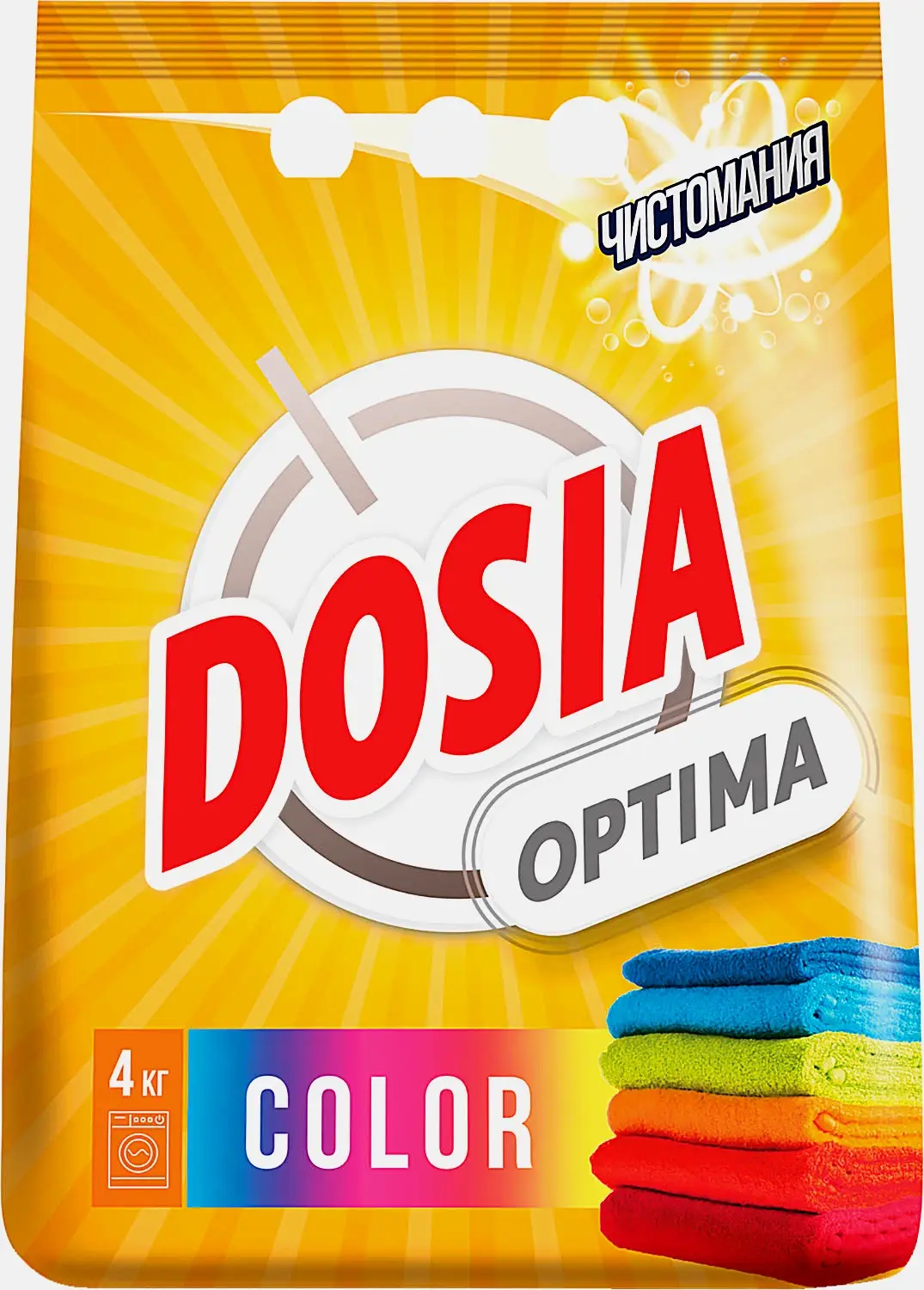 Изображение товара Стиральный порошок Dosia Optima Color 4 кг для цветных тканей