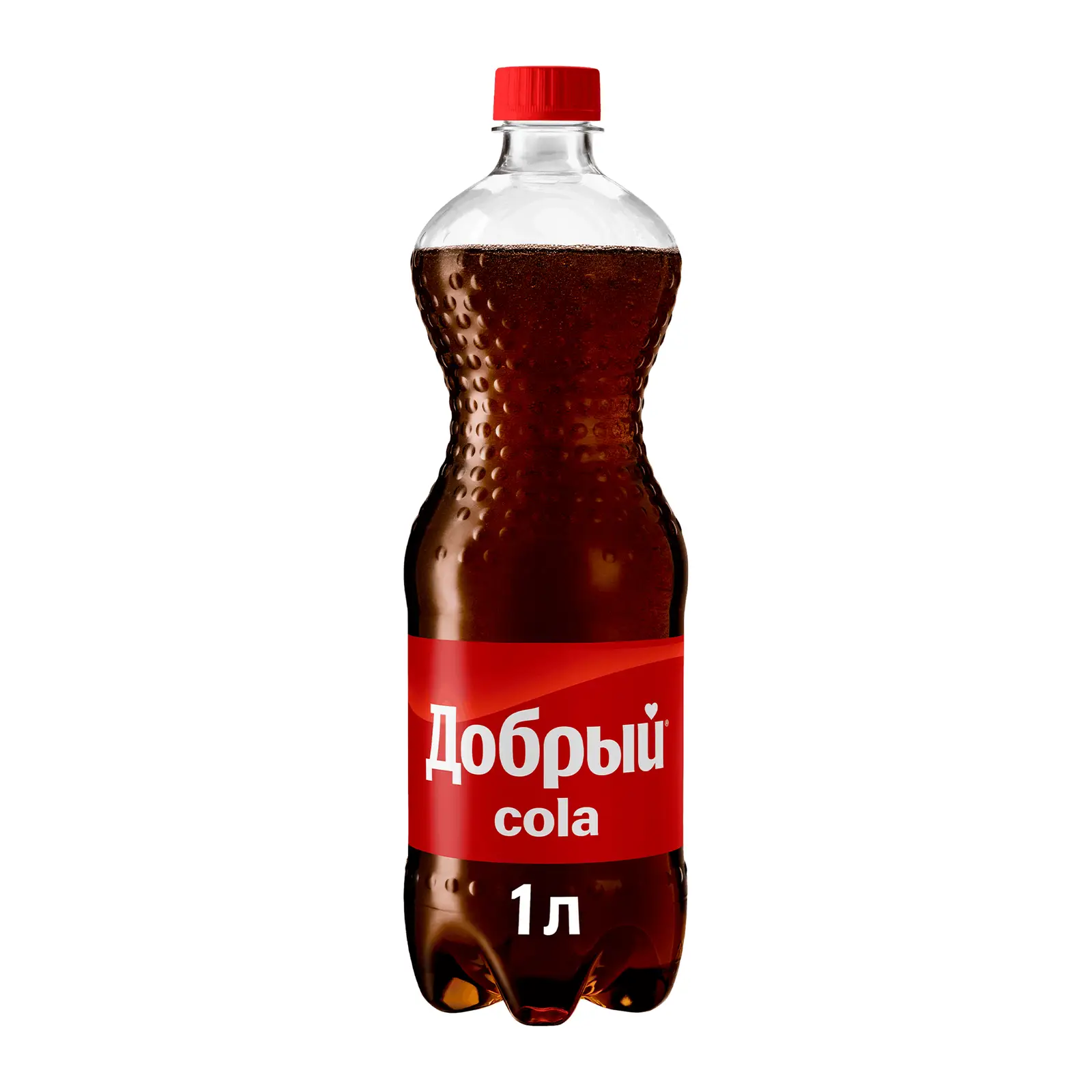 Изображение товара Добрый Cola 1л - классический газированный напиток с кофеином и насыщенным вкусом