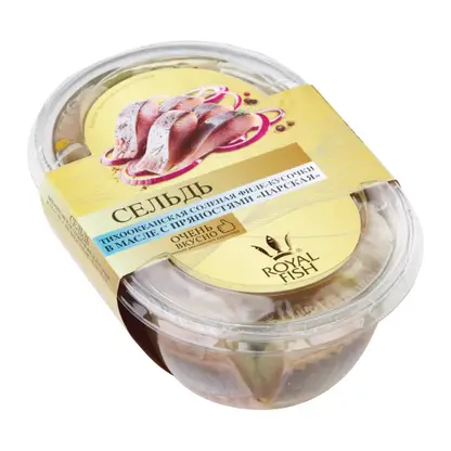 Изображение товара Сельдь Royal Fish Царская в масле с пряностями 330г