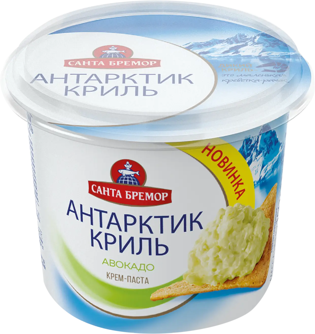Паста Санта Бремор Антарктик Криль с авокадо 150г — в каталоге на сайте  сети Магнит | Краснодар