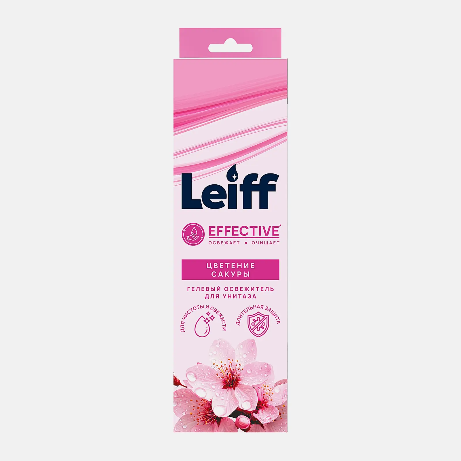 Гелевый освежитель для унитаза Цветение сакуры Leiff 37г