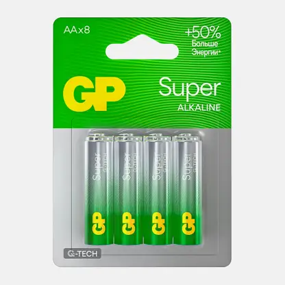 Батарейки GP Super АА 8шт