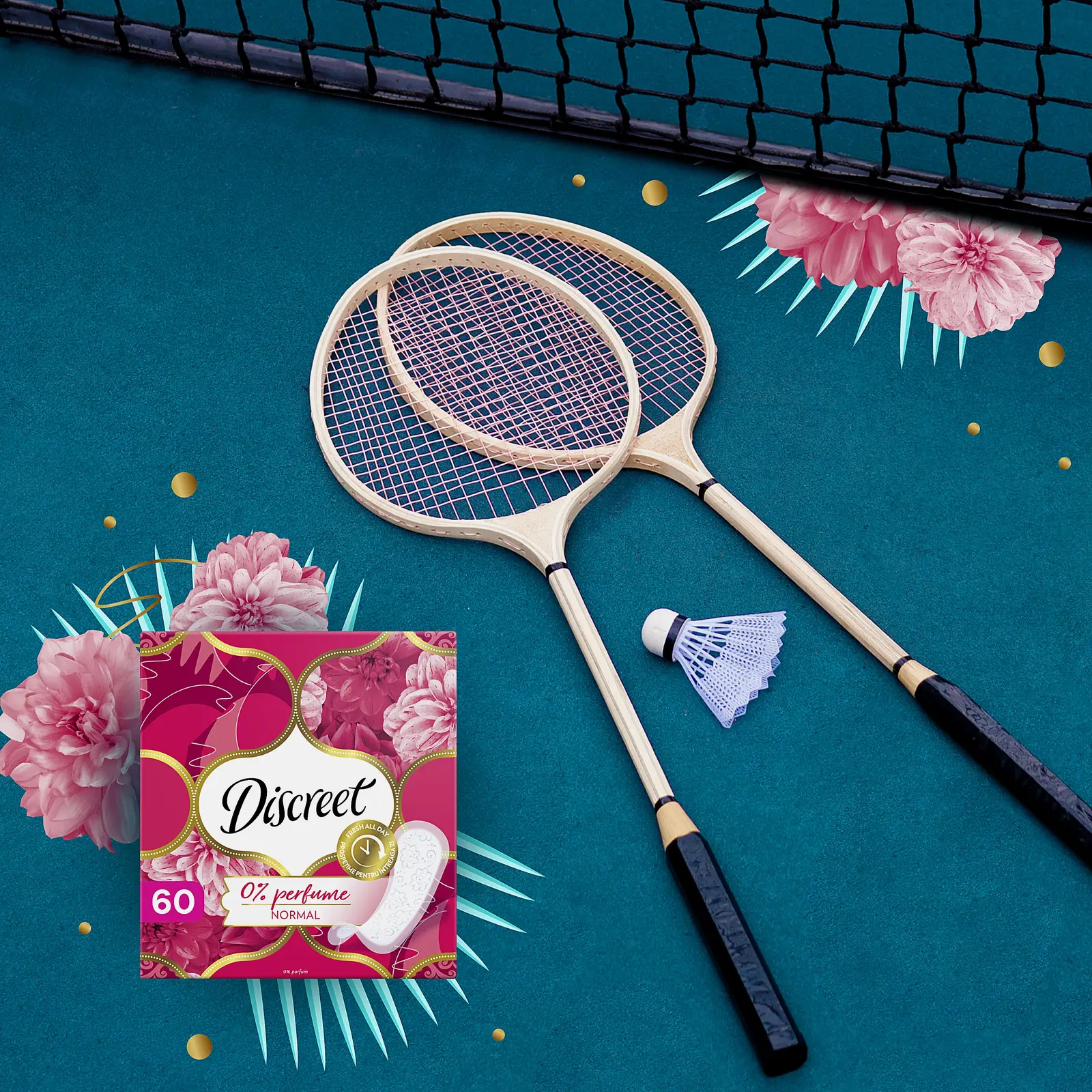 Прокладки ежедневные Discreet Normal без запаха 60шт