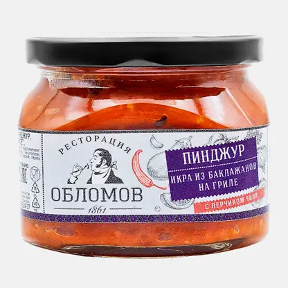 Икра из баклажанов Пинджур Ресторация Обломов 330г