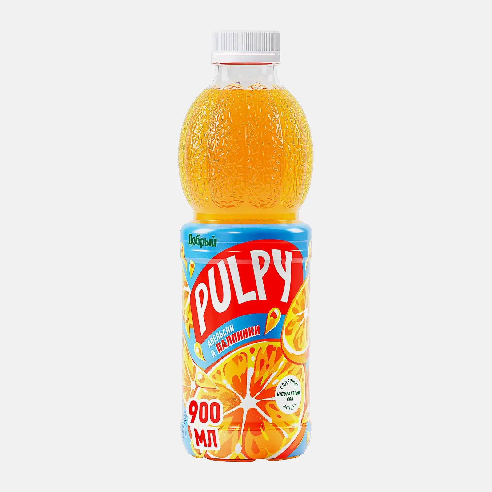Напиток сокосодержащий Добрый Pulpy Апельсин 900мл - фото 2 Напиток сокосодержащий Добрый Pulpy Апельсин 900мл - фото 2
