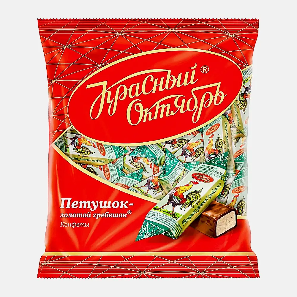 Изображение товара Конфеты Красный октябрь Петушок-золотой гребешок 250г