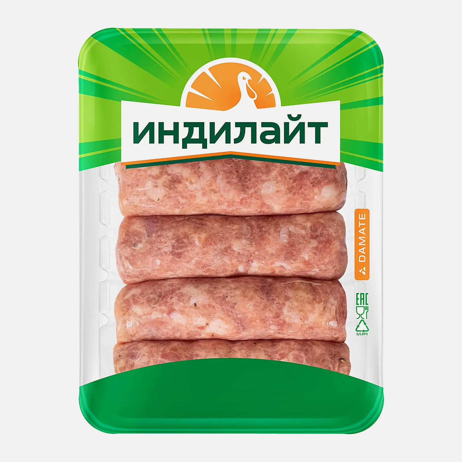 Изображение товара Купаты из индейки Индилайт Боярские с пряностями и овощами 500г Изображение товара Купаты из индейки Индилайт Боярские с пряностями и овощами 500г