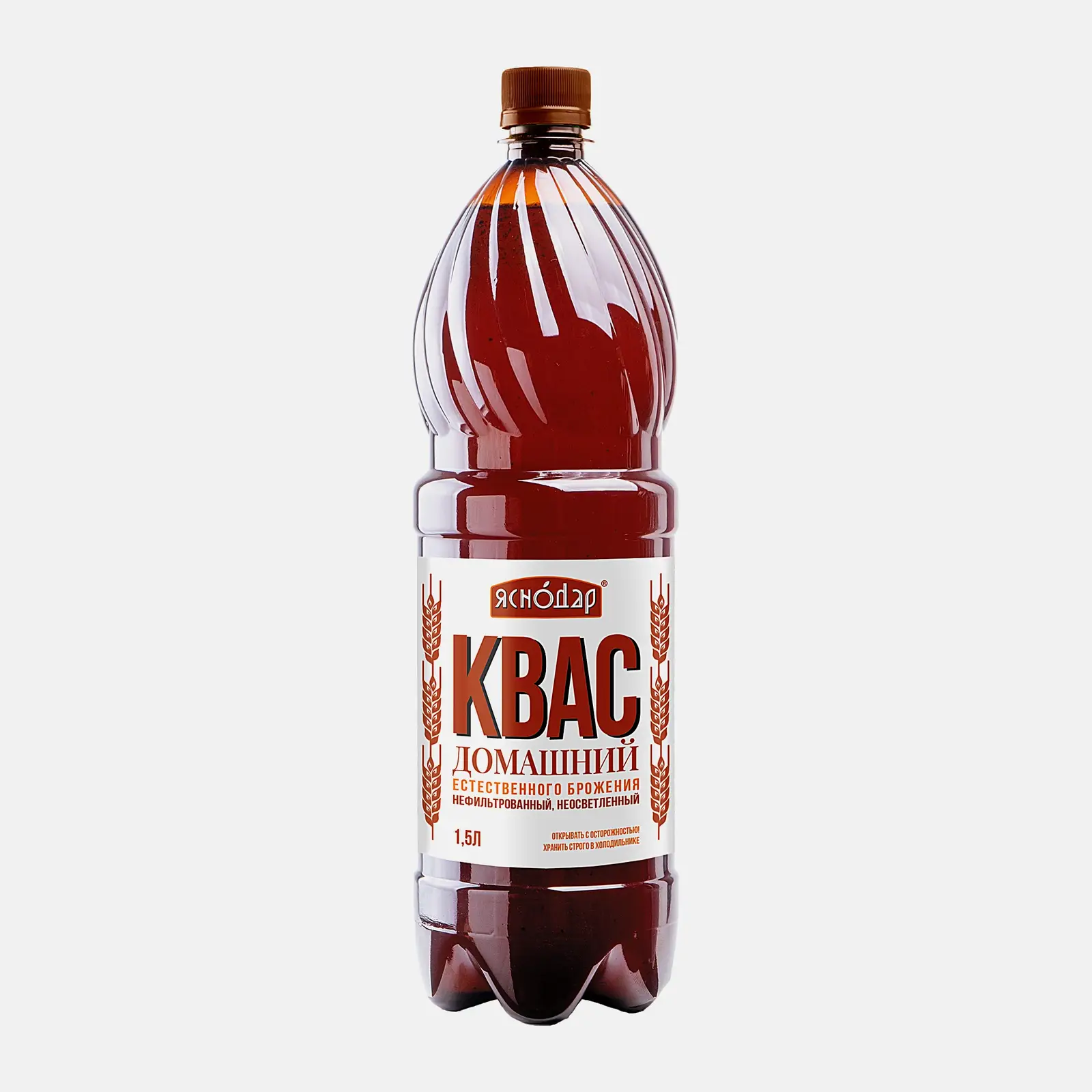 Квас Домашний живой Яснодар 1.5л