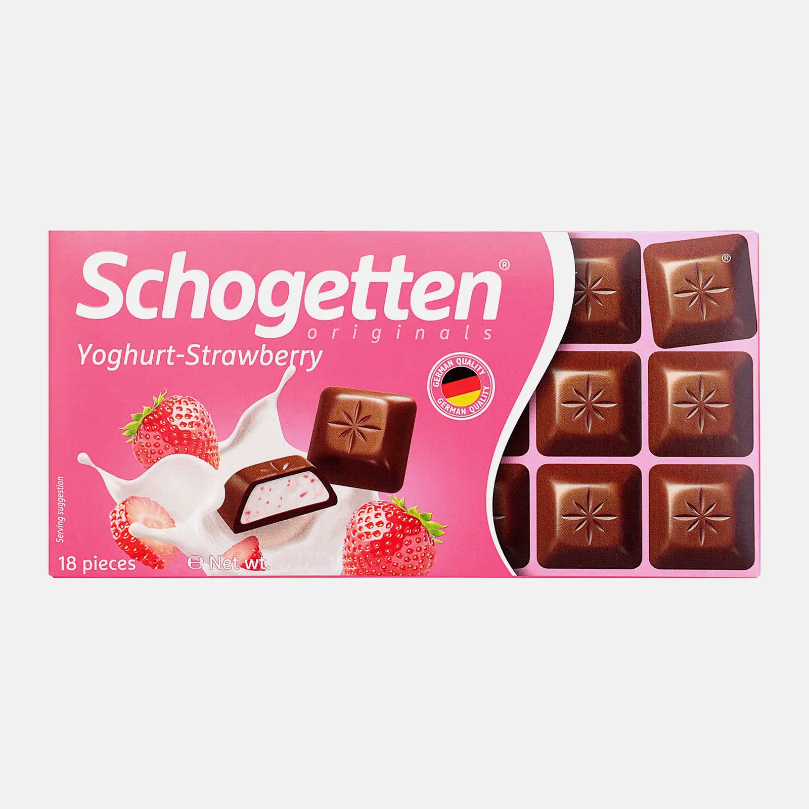 Шоколад Клубничный йогурт Schogetten 100г