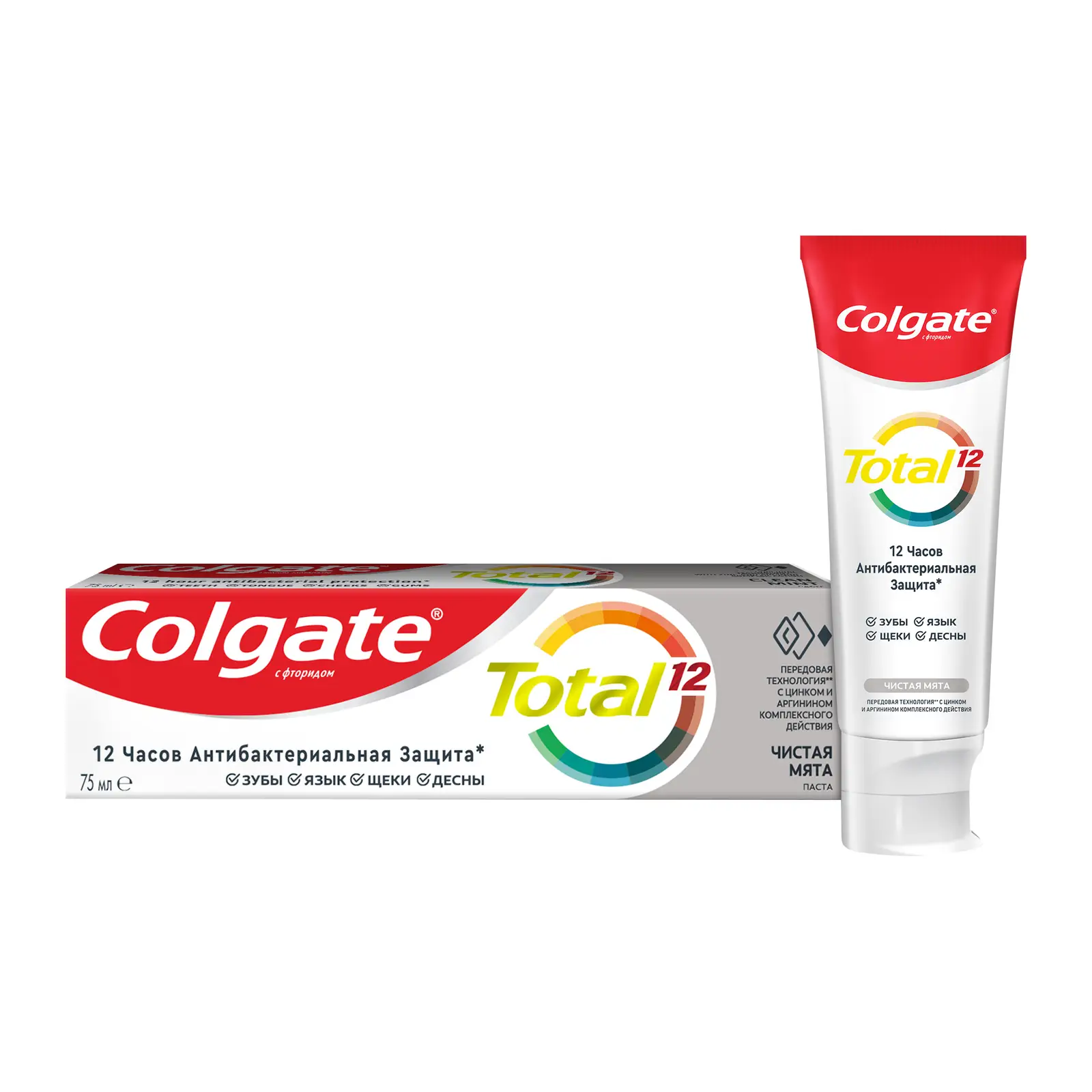 Зубная паста Colgate Total 12 Чистая мята 75мл