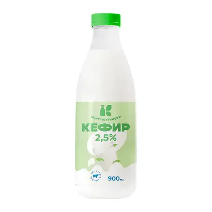Изображение товара Кефир Константиново 2.5% 900мл
