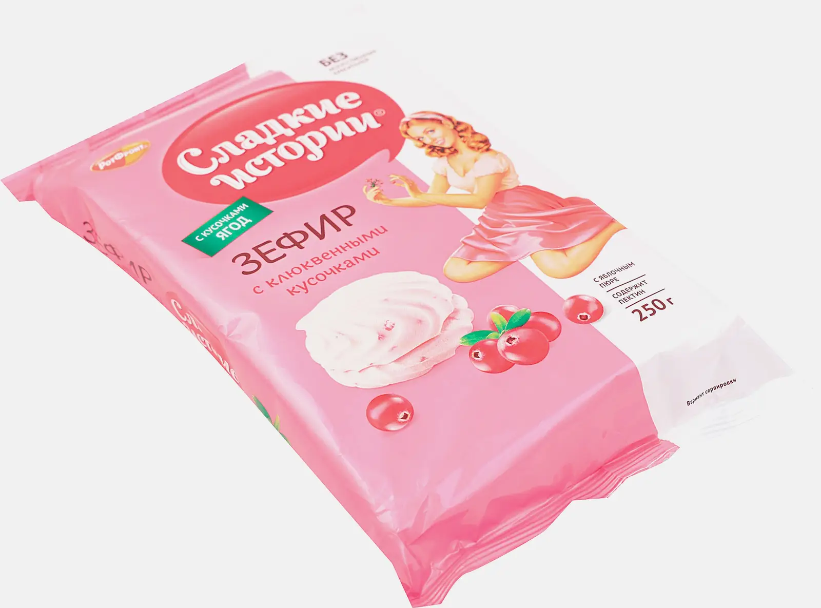 Зефир Сладкие истории с клюквенным вкусом 250г - фото 2
