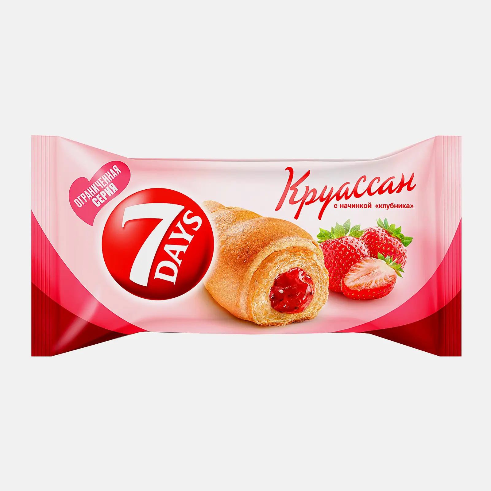 Изображение товара Круассан Миди клубника 7 Days 65г Изображение товара Круассан Миди клубника 7 Days 65г