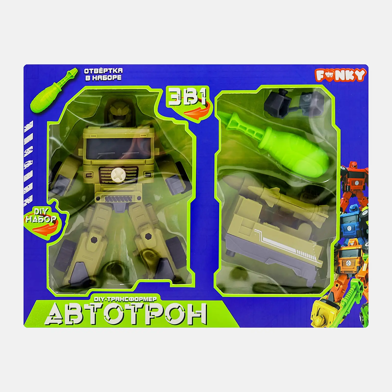 Робот-трансформер Funky Toys 20см в ассортименте - фото 6